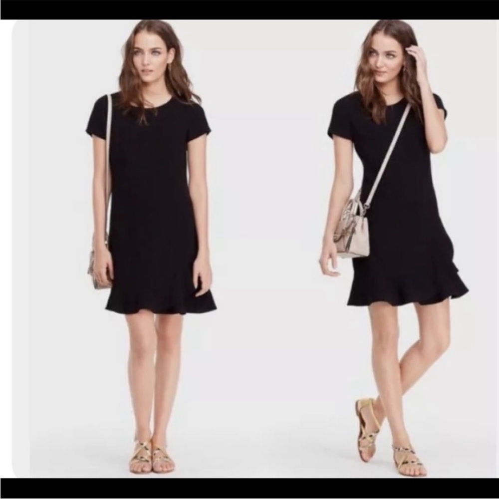 Diane VonFurstenberg black dress
